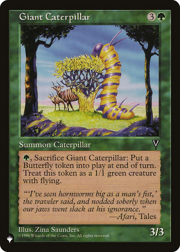 Giant Caterpillar (plst)