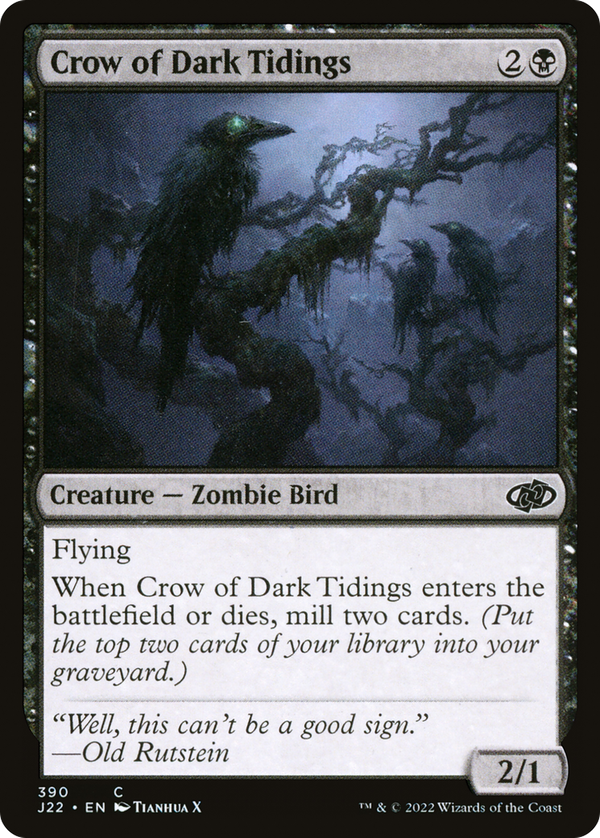 Crow of Dark Tidings (j22)