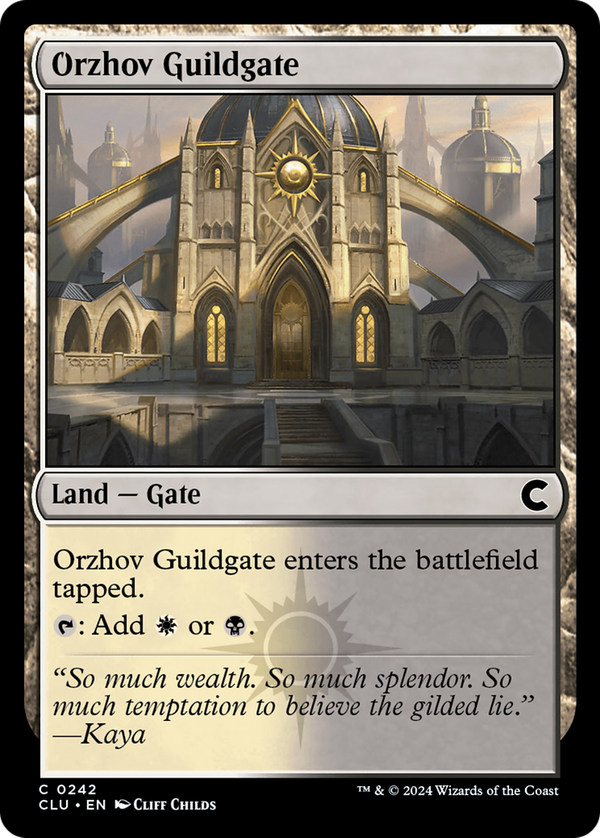 Orzhov Guildgate (clu)