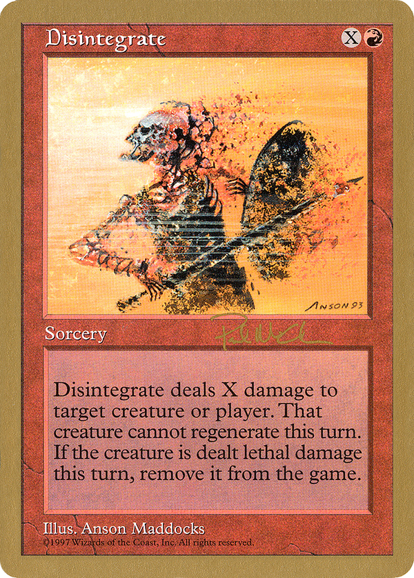 Disintegrate (wc97)