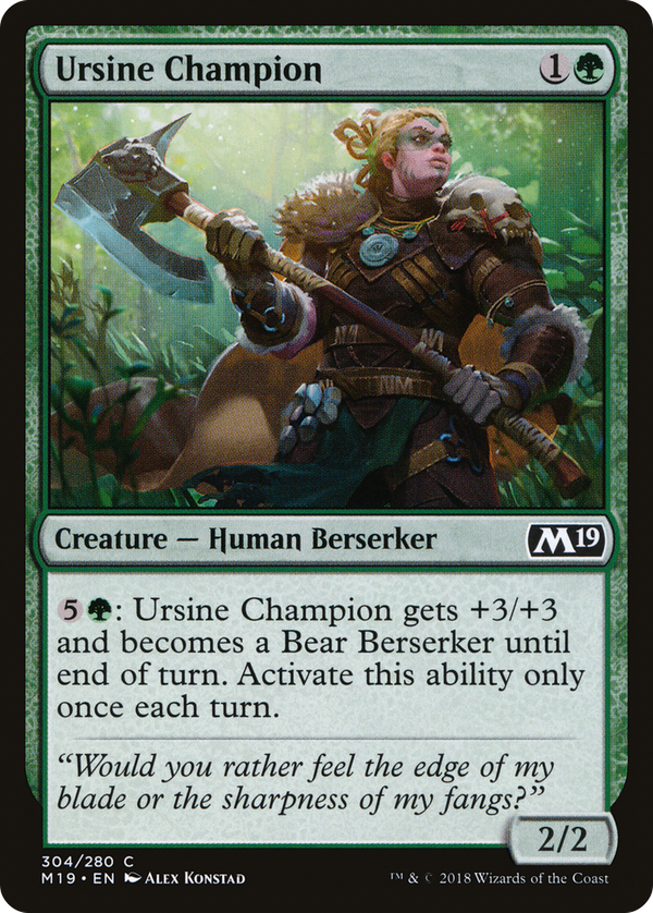 Ursine Champion (m19)