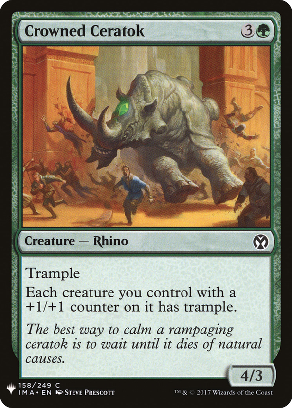 Crowned Ceratok (plst)