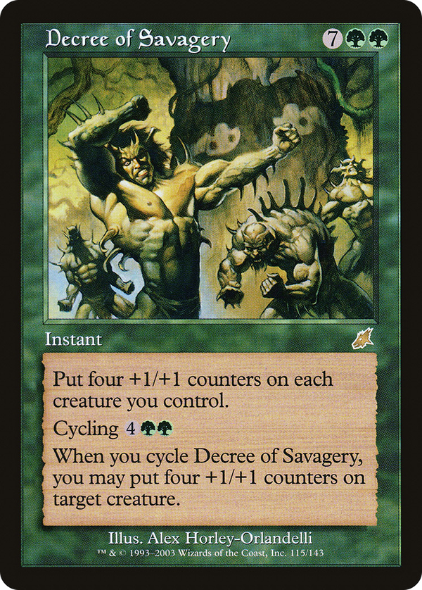 Decree of Savagery (scg)