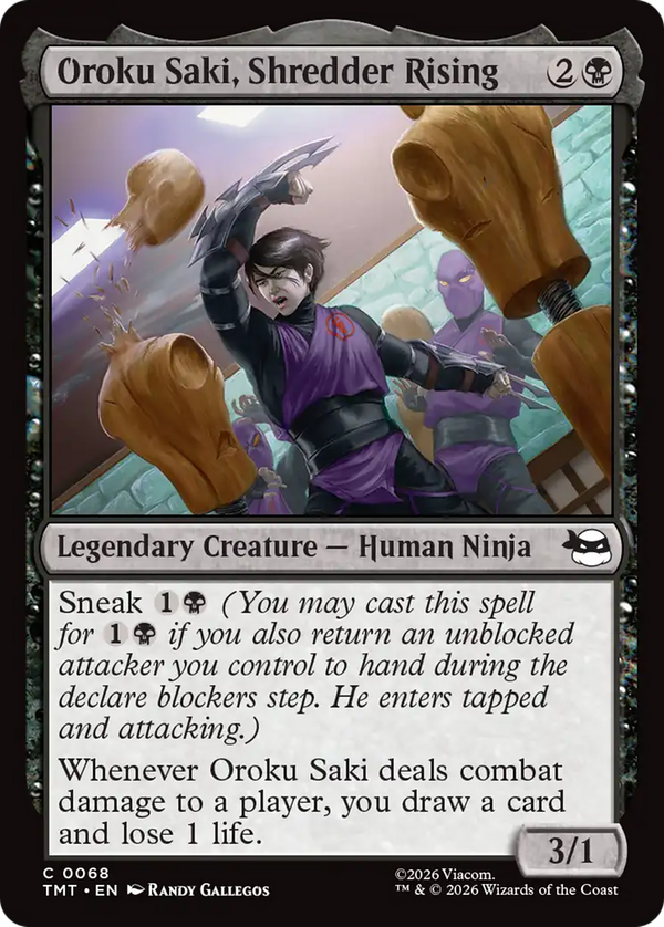 Oroku Saki, Shredder Rising (tmt)