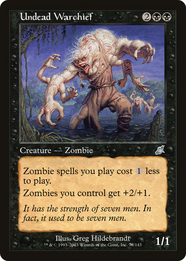 Undead Warchief (scg)