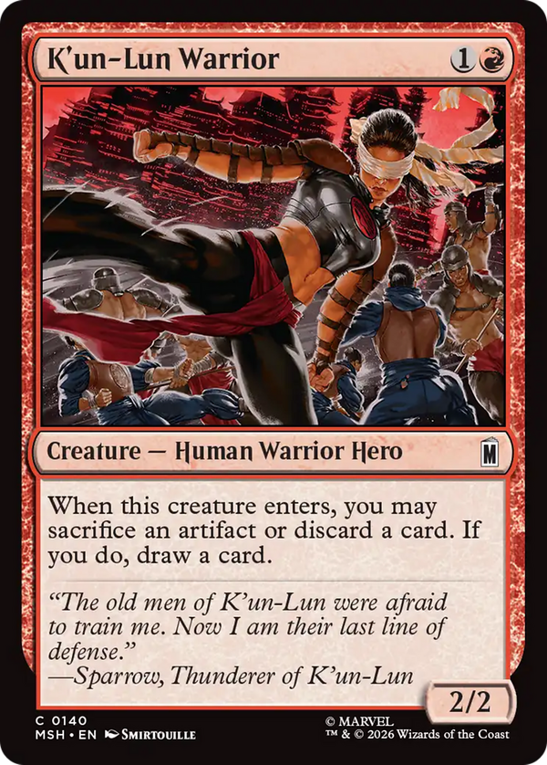 K'un-Lun Warrior (msh)