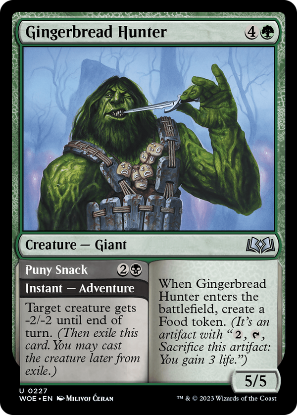 Gingerbread Hunter // Puny Snack (woe)