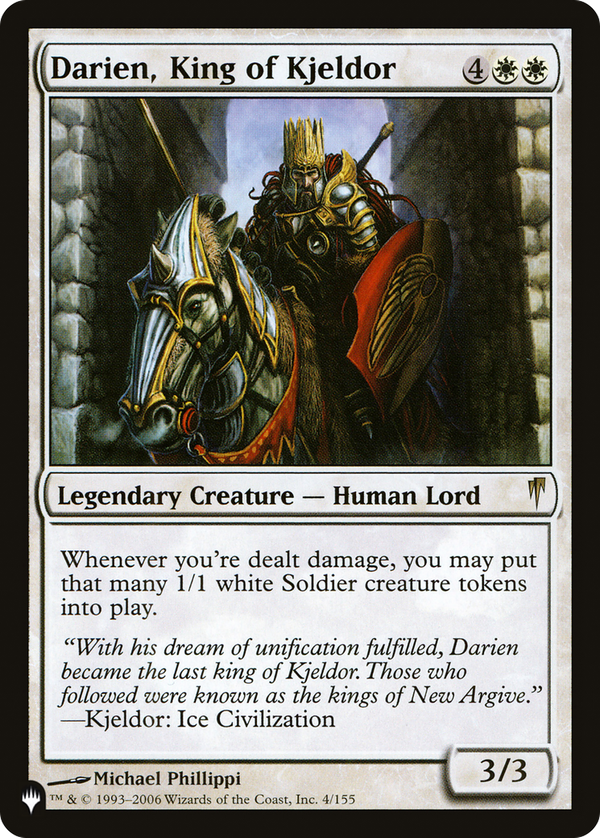 Darien, King of Kjeldor (plst)