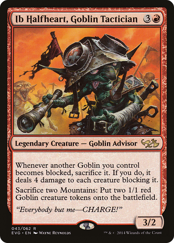 Ib Halfheart, Goblin Tactician (evg)