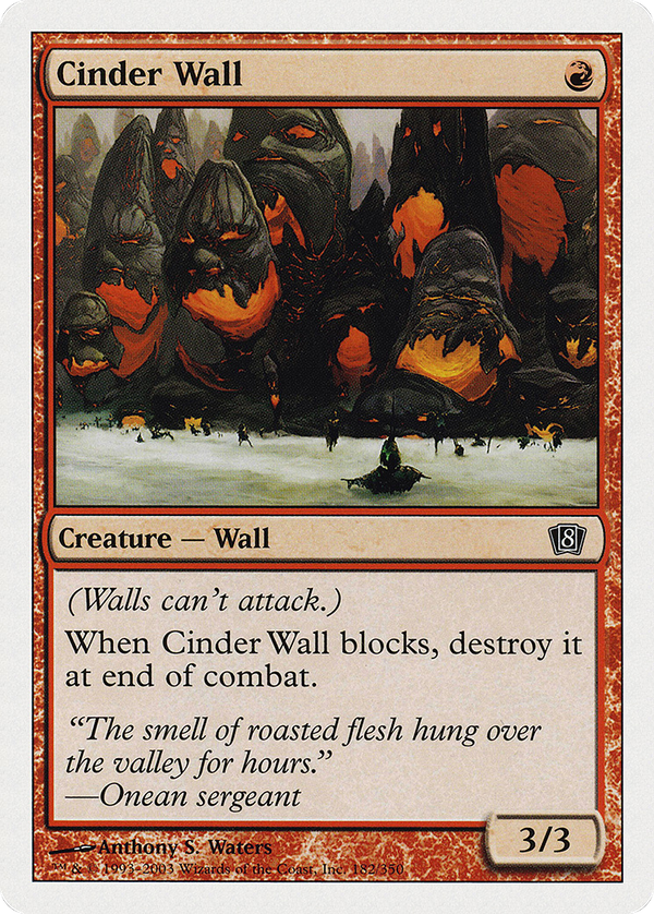 Cinder Wall (8ed)
