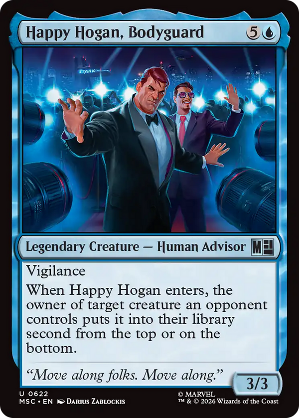 Happy Hogan, Bodyguard (msc)