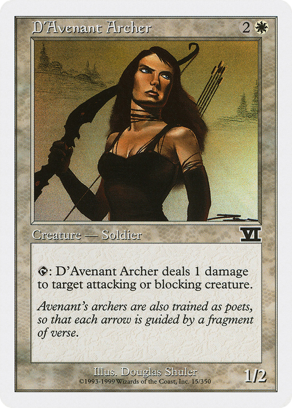 D'Avenant Archer (6ed)