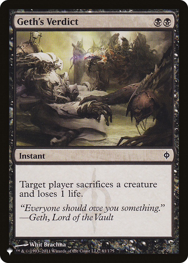 Geth's Verdict (plst)