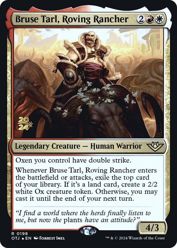 Bruse Tarl, Roving Rancher (potj)