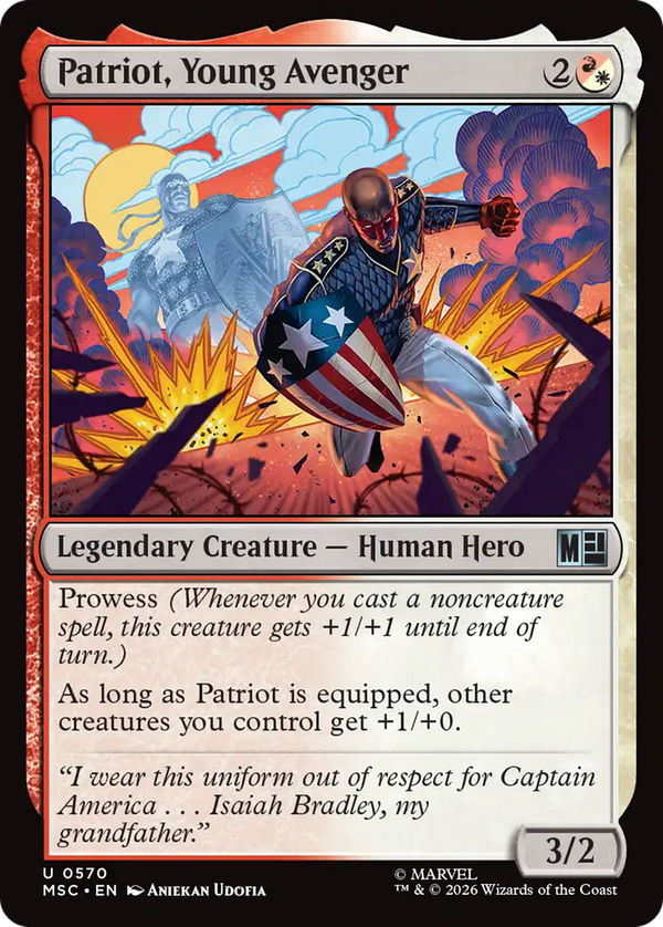 Patriot, Young Avenger (msc)