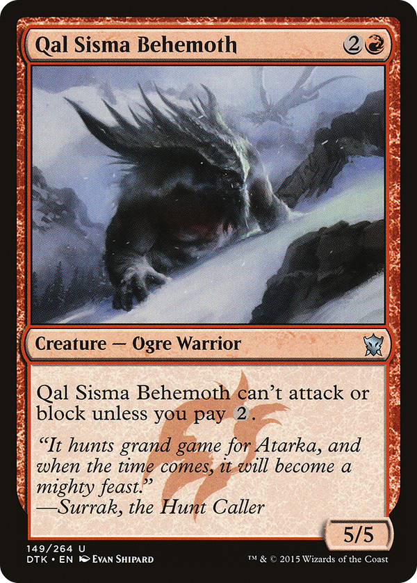 Qal Sisma Behemoth (dtk)