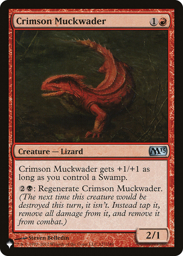 Crimson Muckwader (plst)