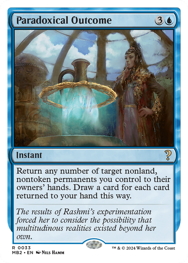 Paradoxical Outcome (mb2)