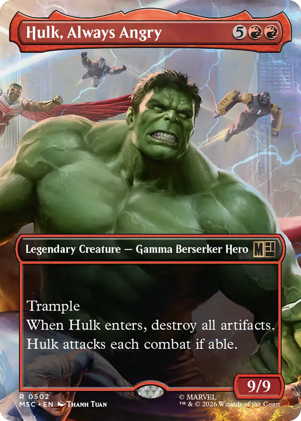 Hulk, Always Angry (msc)