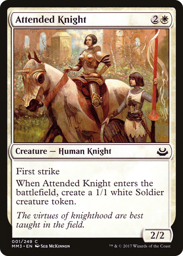 Attended Knight (mm3)