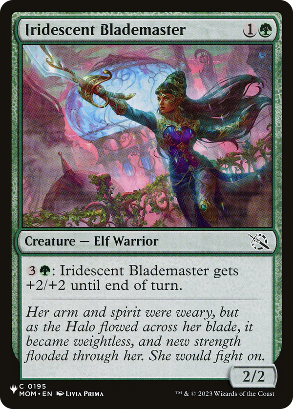 Iridescent Blademaster (plst)