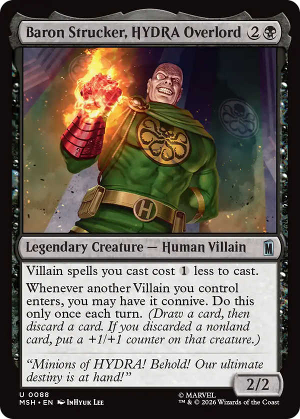 Baron Strucker, HYDRA Overlord (msh)