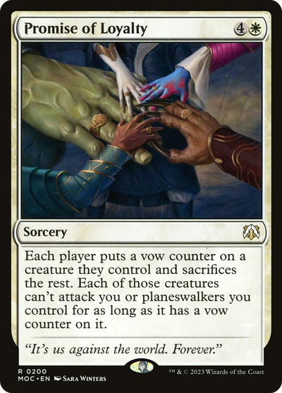 Promise of Loyalty