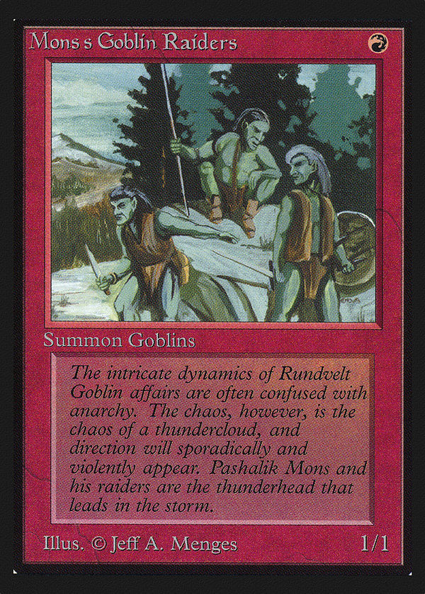 Mons's Goblin Raiders (ced)