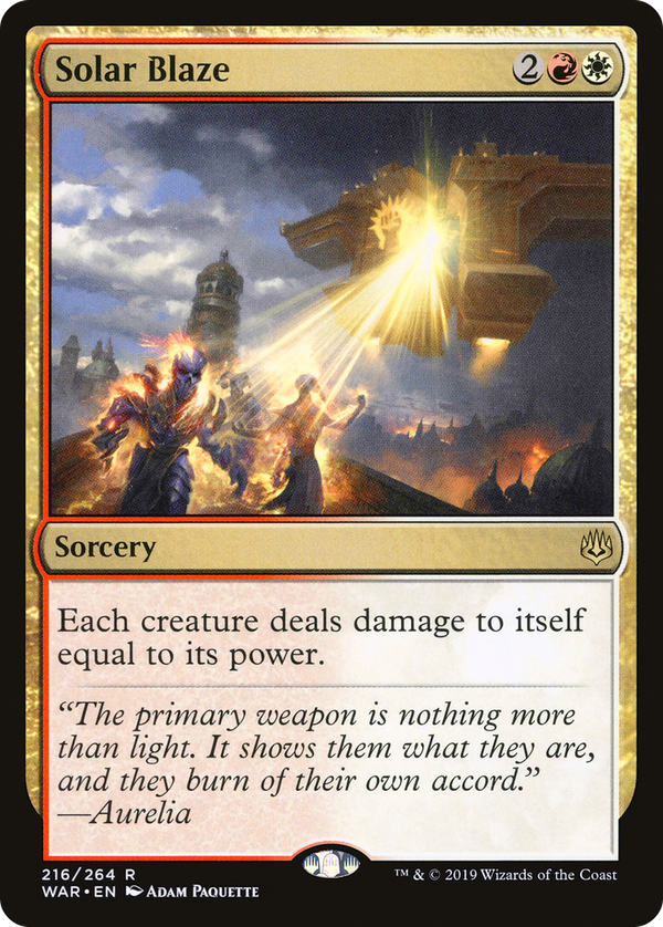 Solar Blaze (war)