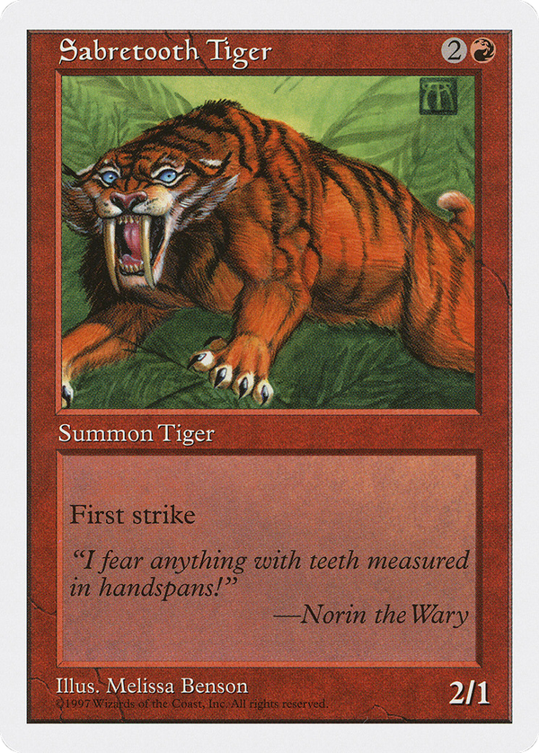 Sabretooth Tiger (5ed)