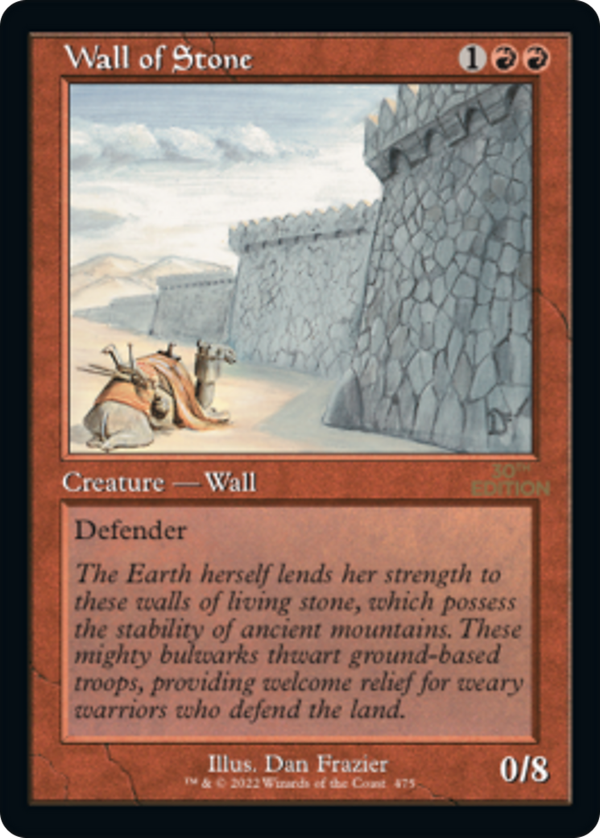 Wall of Stone (30a)