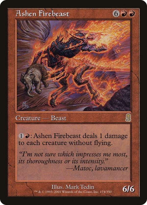 Ashen Firebeast (ody)