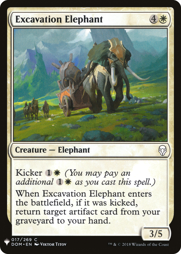 Excavation Elephant (plst)