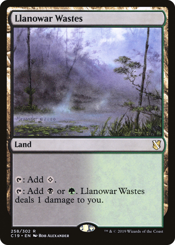 Llanowar Wastes (c19)
