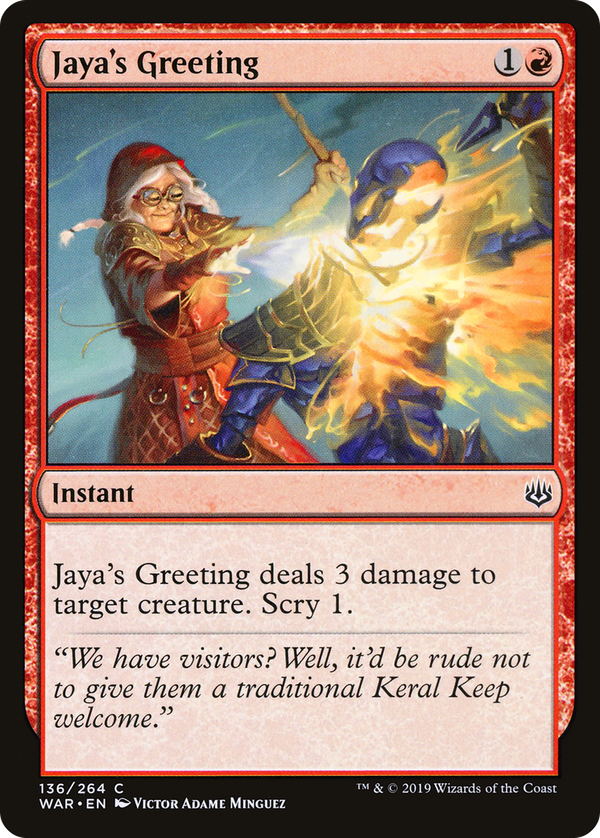 Jaya's Greeting (war)