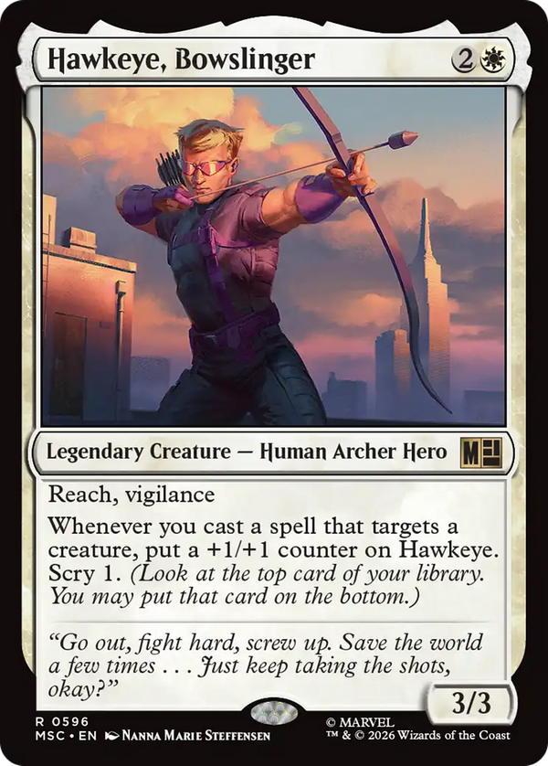 Hawkeye, Bowslinger (msc)