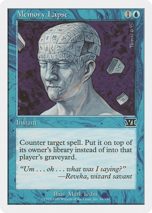 Memory Lapse (6ed)