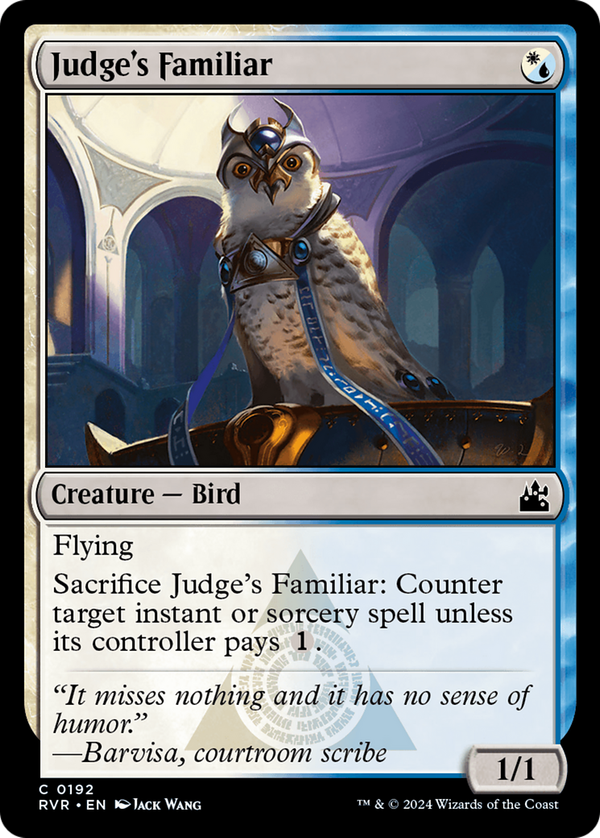 Judge's Familiar (rvr)
