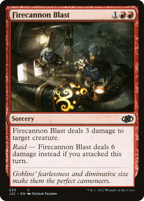 Firecannon Blast (j22)