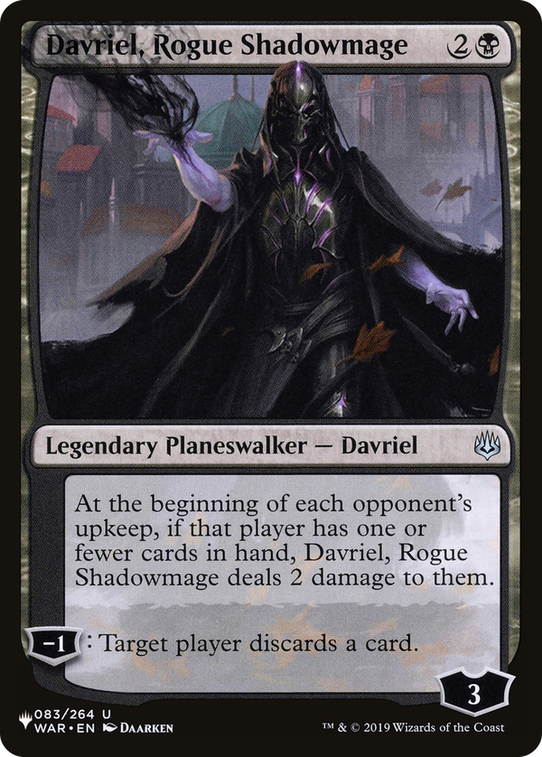 Davriel, Rogue Shadowmage (plst)