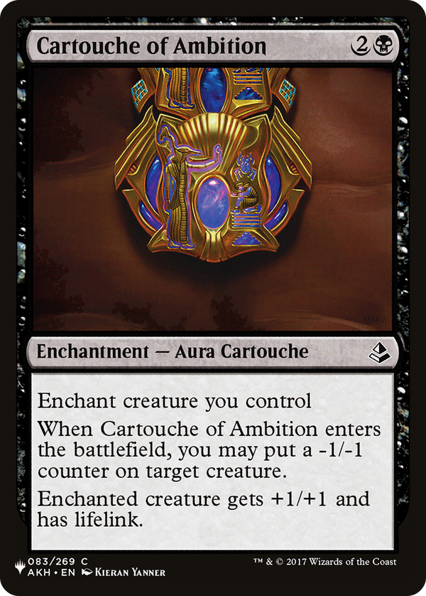 Cartouche of Ambition (plst)