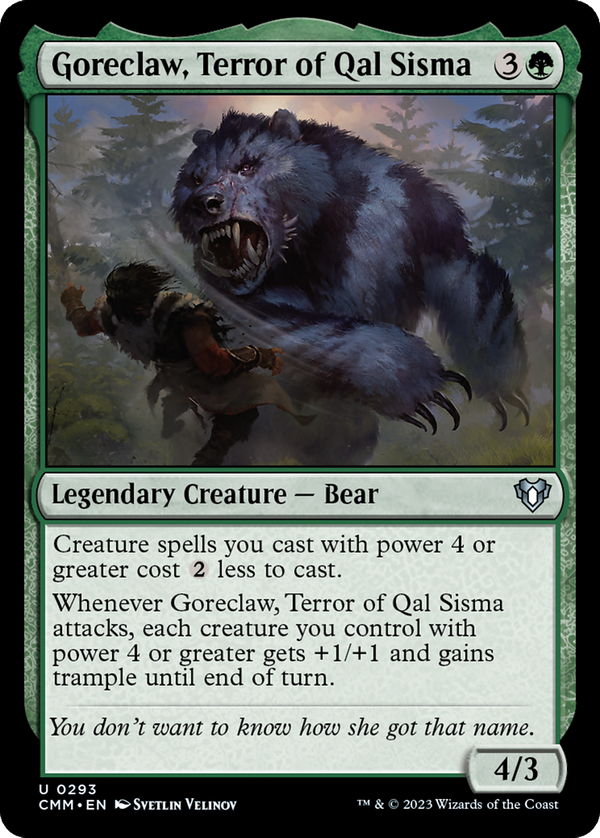Goreclaw, Terror of Qal Sisma (cmm)