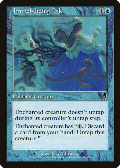 Immobilizing Ink