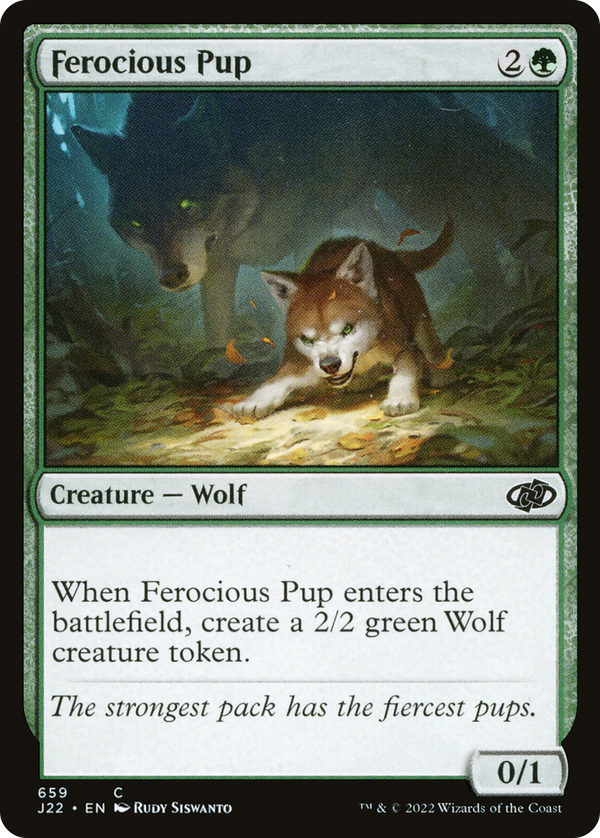 Ferocious Pup (j22)