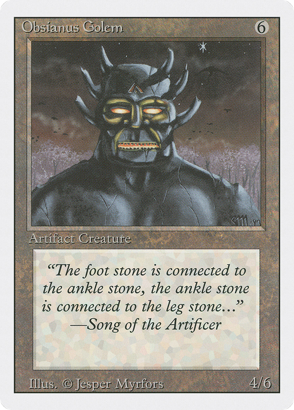 Obsianus Golem (3ed)