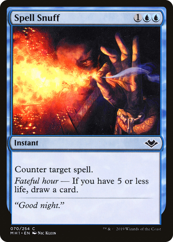 Spell Snuff (mh1)