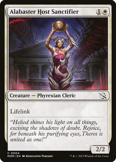 Alabaster Host Sanctifier