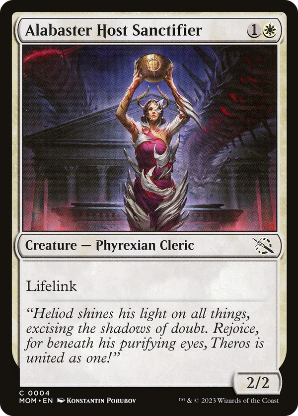 Alabaster Host Sanctifier (mom)