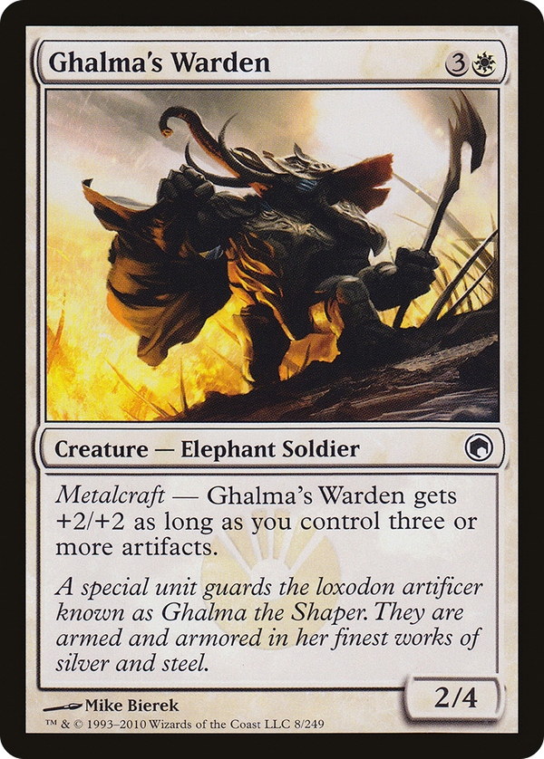Ghalma's Warden (som)
