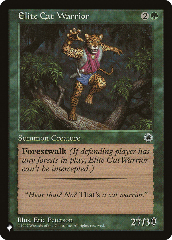 Elite Cat Warrior (plst)